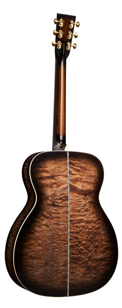 Back of Martin Custom Shop M Paisley Ember Burst Guitar image number 1